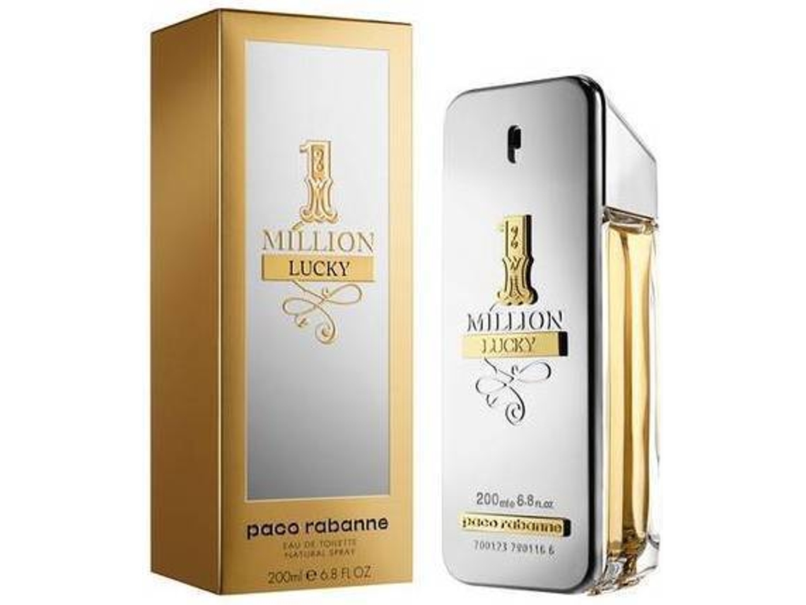 Perfume PACO RABANNE 1 Million Lucky Eau de Toilette (200 ml)