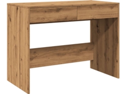 Desk, Desks Vidaxl Marrom Madeira Processada (n/a)