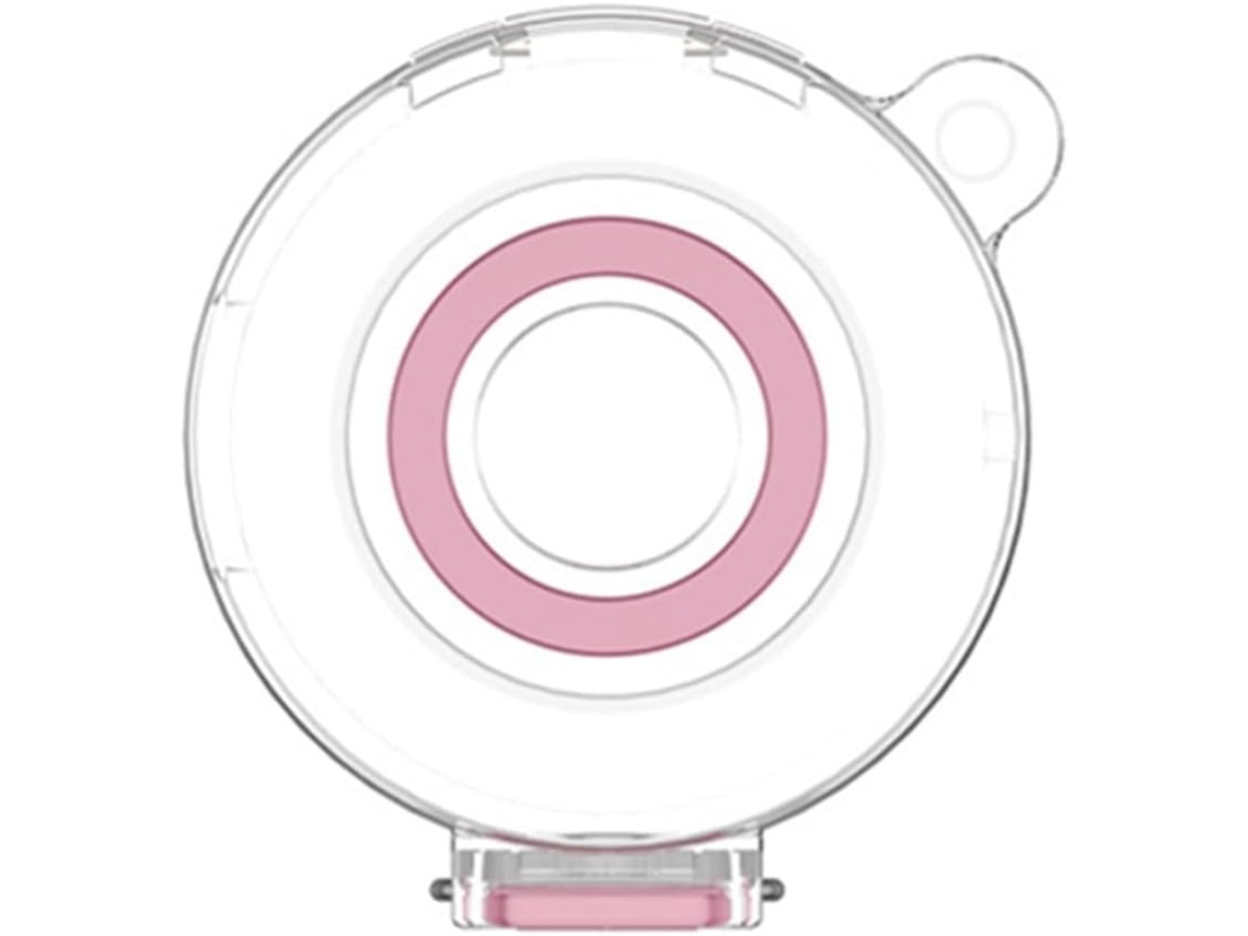 Estojo De Carregamento Compacto Para Oura Ring Gen3 Com Interruptor, Rosa (cinza)