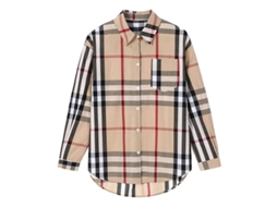 Camisa xadrez feminina, manga comprida, com botões, estilo casual, com bolso, tamanhos M-4XL, cor cáqui.