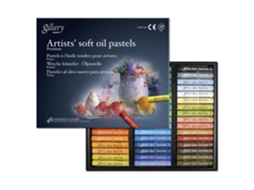 Caixa de Pastel a Óleo Gallery Artist 48 Cores Sortidas