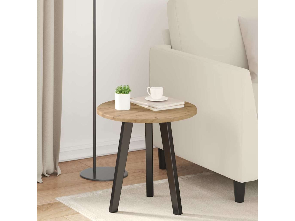 Vidaxl Tampo De Mesa Ø 40 X 1,5 Cm Redondo Derivados De Madeira