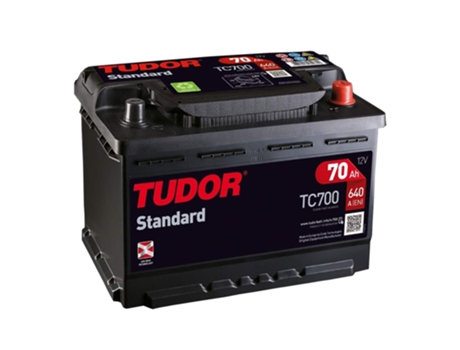 Bateria de Carro TUDOR TC700 70Ah 640A, Gama Standard