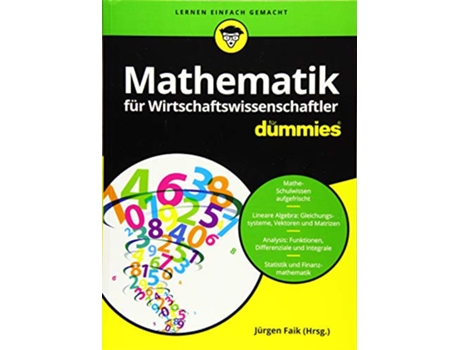 Livro Mathematik für Wirtschaftswissenschaftler für Dummies Für Dummies German Edition de Jï¿½rgen Faik (Alemão)