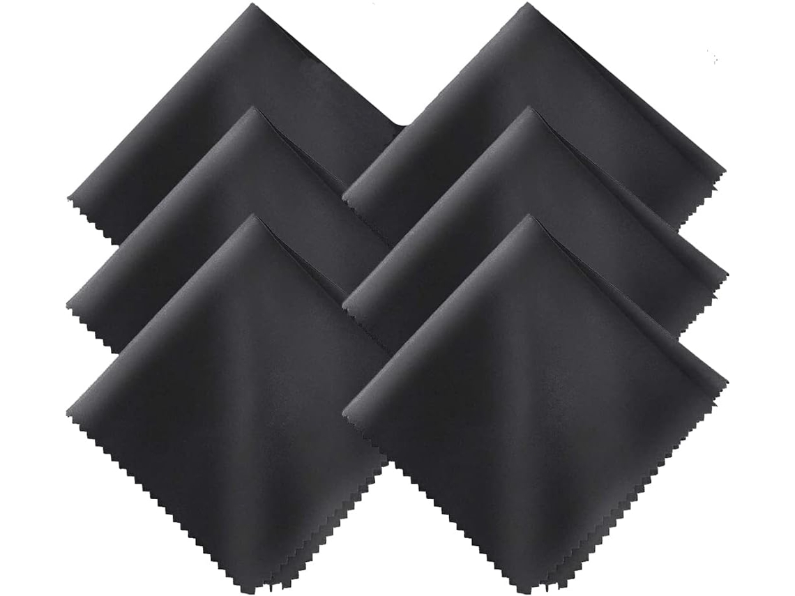 Pacote com 50 Panos de Limpeza Microfibra para Óculos e Joias, Fy BRILVIBERA