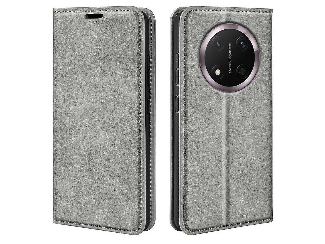 Capa De Celular De Couro Com Sucção Magnética Retro-skin