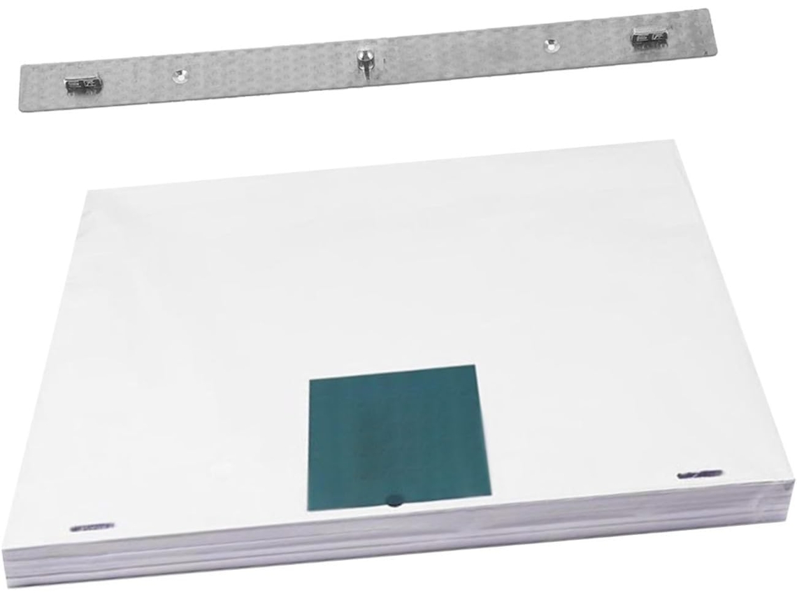 Kit De Régua Metálica Para Posicionamento Estável De Papel De Desenho