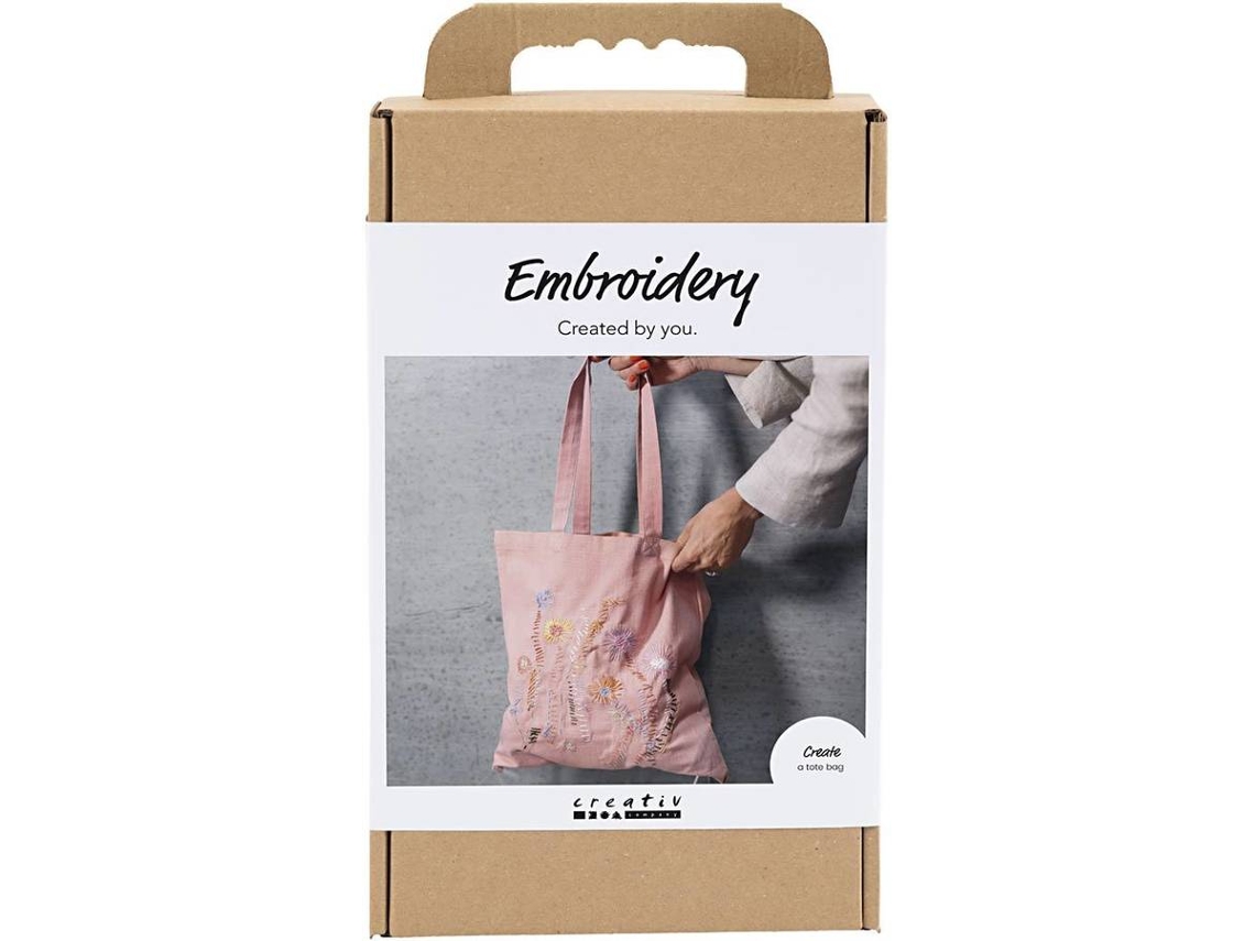 Kit DIY Creativ Bordado Bolsa 