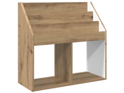 Conjunto 1 Estante Infantil Vidaxl Castanho Derivados De Madeira (72,5 X 29,5 X 69 Cm)