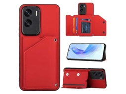 Capa Para Celular Honor 90 Lite/x50i Com Detalhes Em Pu + Tpu + Pc E Compartimentos Para Cartões.