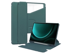 Capa Para Tablet Compatível Com Samsung Galaxy Tab S9 Fe Plus Com Suporte Giratório (sem Teclado).