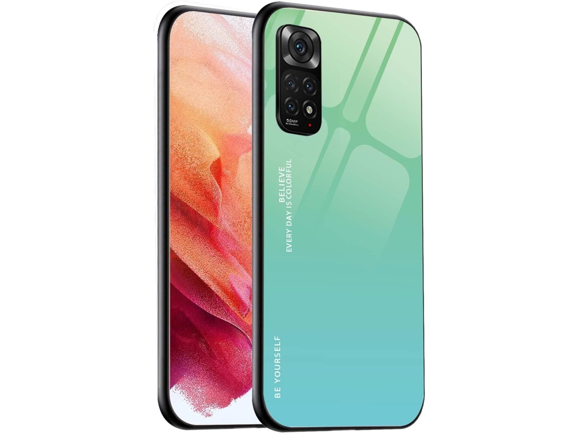 Capa Telemóvel Em Tpu Flexível Com 1 Película E Antirriscos Para Xiaomi Redmi Note 11 4g Elysve