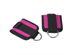 Tornozeleiras De Fitness Com Argola Em D, 1 Par, Para Treino Na Academia Vylara (vermelho)