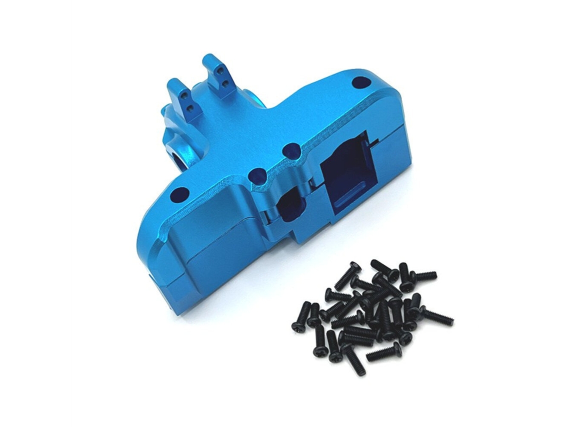 Kit Peças Substituição Em Metal, Atualizado, A Tampa Da Engrenagem Traseira Da Caixa Velocidades, Compatível Com Os Modelos 1/14 Mjx 14209 E 14210.