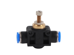 Regulador De Fluxo De Ar Tubo 8mm Conexão Rápida Fitting Pneumático Valvula
