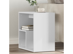 Vidaxl Mesas De Apoio 2 Pcs 50x30x50 Cm Derivados De Madeira Branco