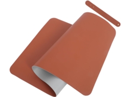 Tapete De Mesa Grande Em Pu Impermeável, Protetor Antiderrapante Bicolor Para Escritório E Laptop Com Alça. Tapete De Mesa Grande Em Pu Gokoco