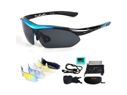 2026-óculos De Sol Esportivos Polarizados Com 5 Lentes Intercambiáveis Tdz Uv400 Para Atividades Ao Ar Livre