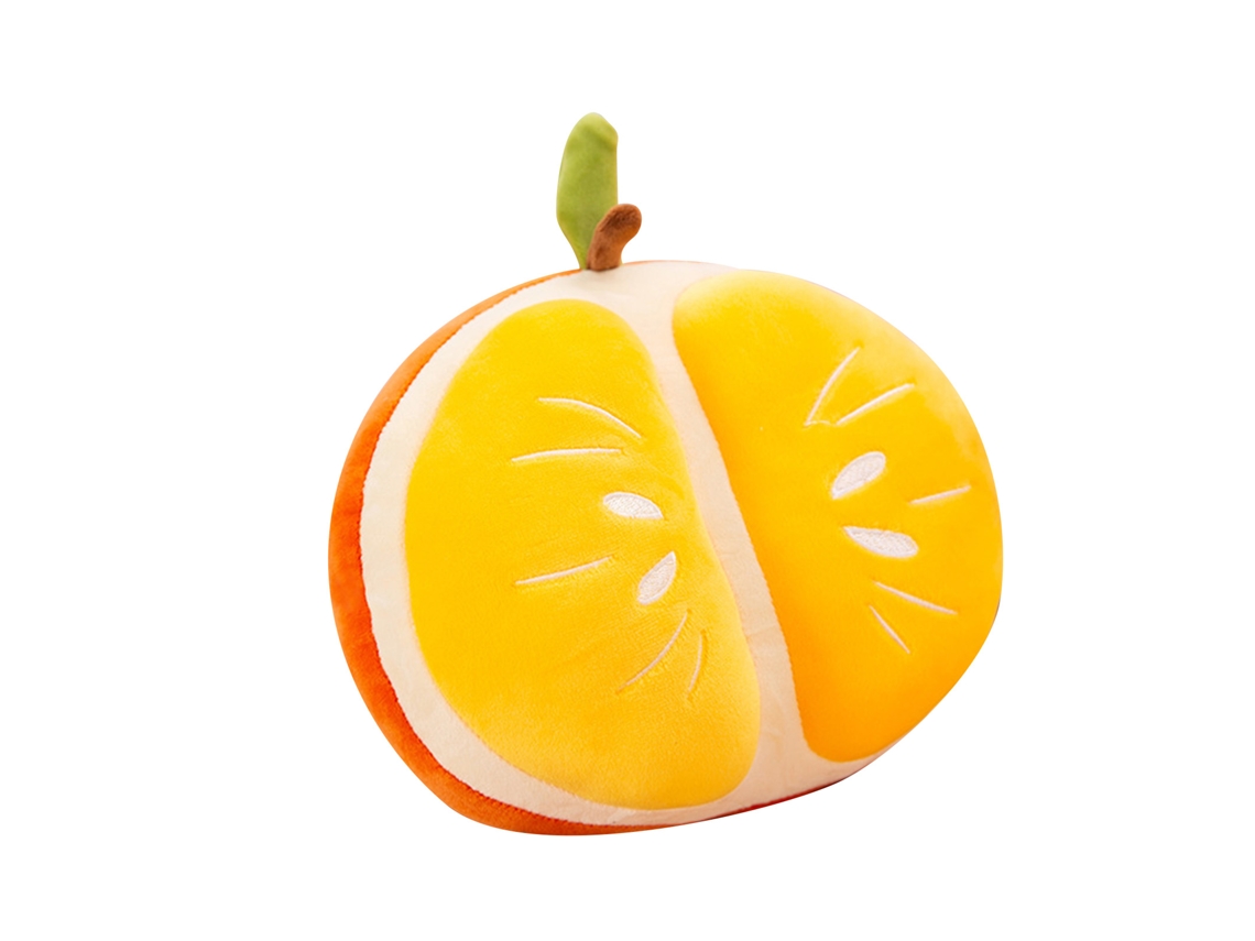 Mali brinquedo Pelúcia Fruta Laranja Super Macio Almofada de Dormir Decorativa Portátil