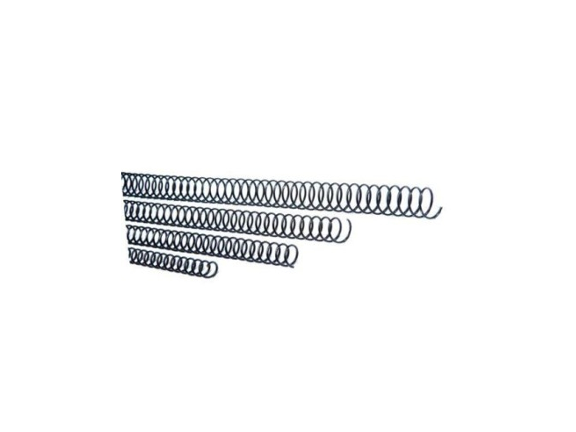 Livro C/100 Espiral Metalica Negra 22mm Paso 51 De Desconocido (espanhol)