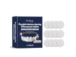 Comprimidos Efervescentes Limpeza Próteses Dentárias