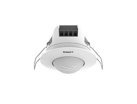 Detector De Movimento De Teto, Montagem Embutida De 1 Canal Com Relé Invertido De 16a, Lâmpada Led/uv Dinuy