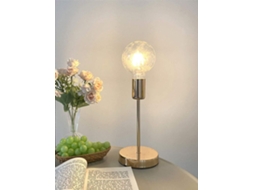 Luminária de mesa móvel em metal, soquete E27, cabo de 1,8 m com interruptor, potência máxima de 60 W, estilo retrô.
