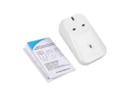 Tomada Inteligente Laxiscreed Wifi Com Temporizador E Controlo Remoto Para Reino Unido