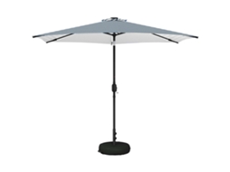 Vidaxl Guarda-sol De Jardim Com Luzes Led 300 X 300 Cm Poliéster