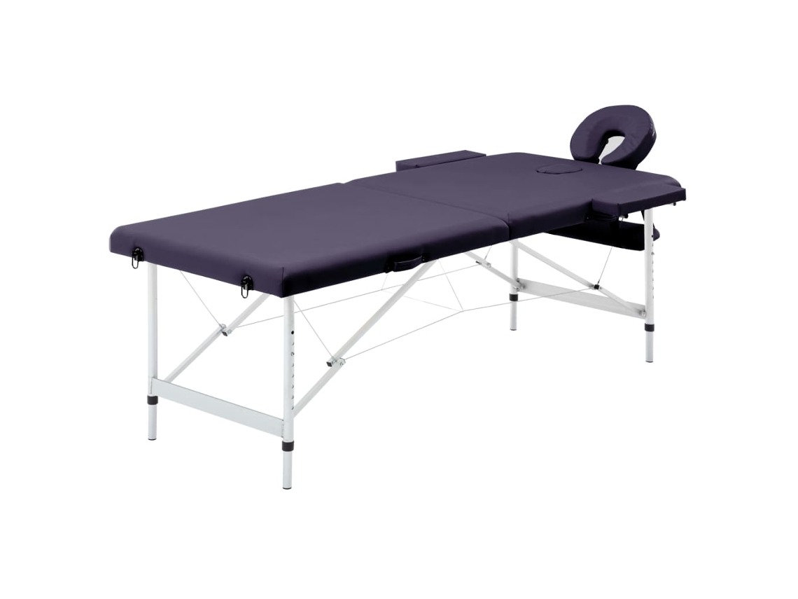 Massage Table, Massage Tables Vidaxl Roxo Alumínio