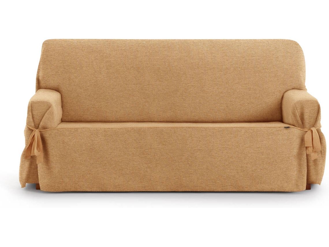 Capa de Sofá 3 Lugares EYSA Universal Premium Valeria Tecido Elástico (230 x 70 x 110 cm - Poliéster e Algodão - Mostaza)
