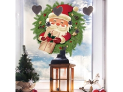 Adesivo De Parede De Natal Com Motivo De Papai Noel Aquaforge