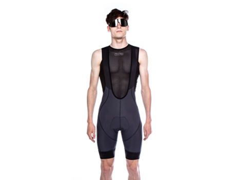 Bibtights para Homem de Ciclismo BIORACER (M - Cinzento)