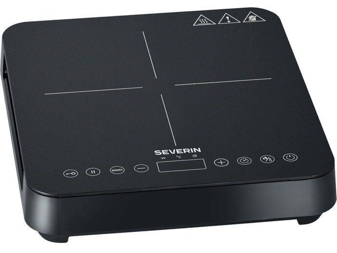 Placa de Indução Portátil SEVERIN KP1025 2000 W (1 queimador - Preto)