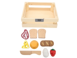 Brinquedos Alimentares De Madeira Para Crianças, Conjunto De Brinquedos De Comida Educativos Para Cozinha
