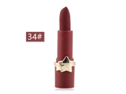 Pintalabios Star Mattee De Color Fácil Nutritivo Hidratante Mate Duradero No Pegajoso Labial 34 Marjorie