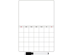 Tableau Blanc Magnétique Hebdomadaire Effaçable 2 Sets, Plastique Nano Revêtu, Curling, Gain De Place