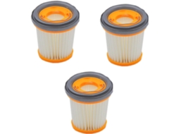 Kit Com 3 Filtros De Reposição Laváveis Para Aspirador Pó Ultenic S1,