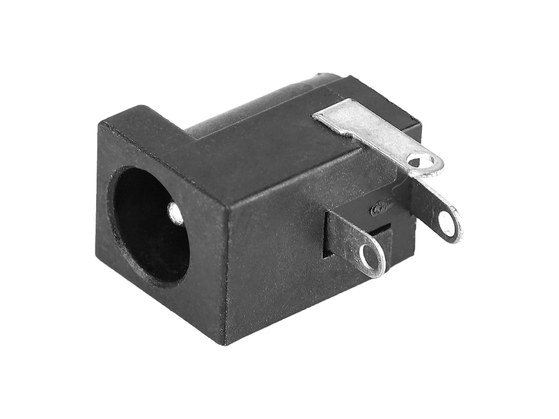 Laxiscreed Conector De Tomada De Alimentação Dc 5.5x2.1mm Para Dispositivos Eletrónicos