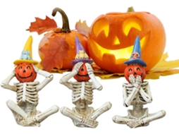 Estatuetas De Halloween Esqueleto Assustador Para Mesa Esqueleto Decoração De Mesa De Terror Gokoco