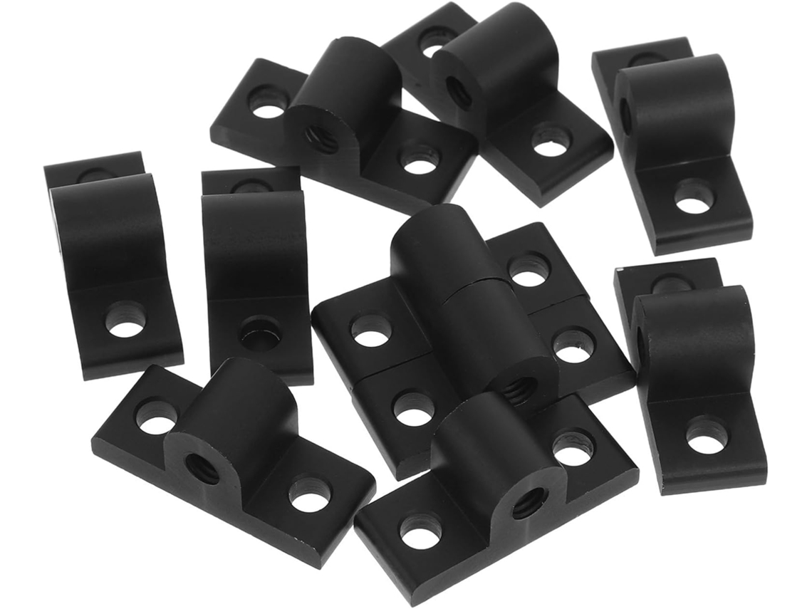 Cantoneiras De Alumínio Para Montagem Rápida E Estável, 10 Peças, 5mm De Espessura, Para Projetos De Bricolagem E Bases