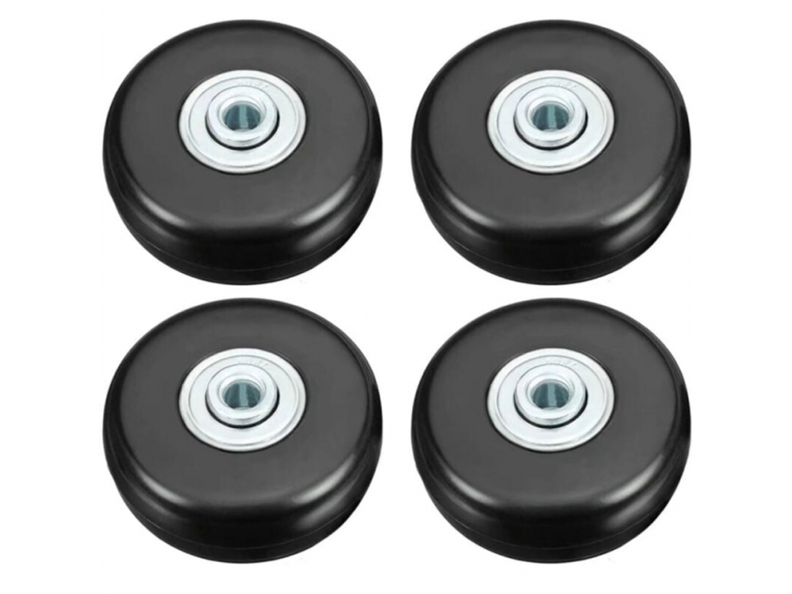 4 Rodas Para Bagagem, Rodas Para Reparo De Bagagem Pesada, 50mm Universal