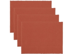 Placemats E Tafelcolheres Coloridos - Versáteis E Elegantes - Conjunto De 4 - 100% Algodão