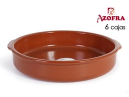 Tacho Azofra Barro Cozido Castanho 14 cm
