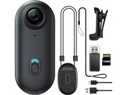 Câmera Corporal Portátil E Compacta Com 128 Gb De Armazenamento E Resolução Full Hd 1080p, Ideal Para Esportes. Dimensões Em Polegadas.