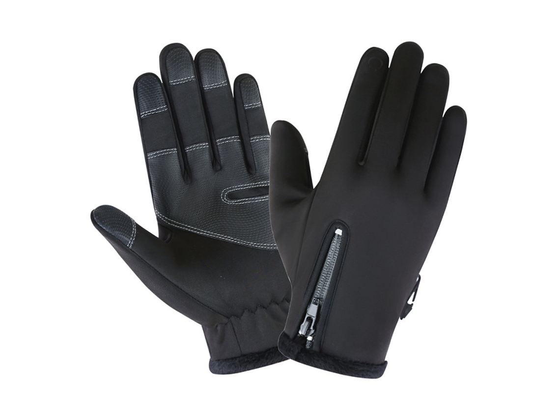 Luvas De Inverno Impermeáveis, Quentes, À Prova De Vento, Luvas Sem Dedos Para Esqui Masculino Aquaforge