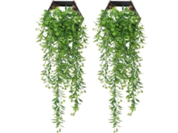2 Peças de Hera Artificial--- Folhas BRILVIBERA