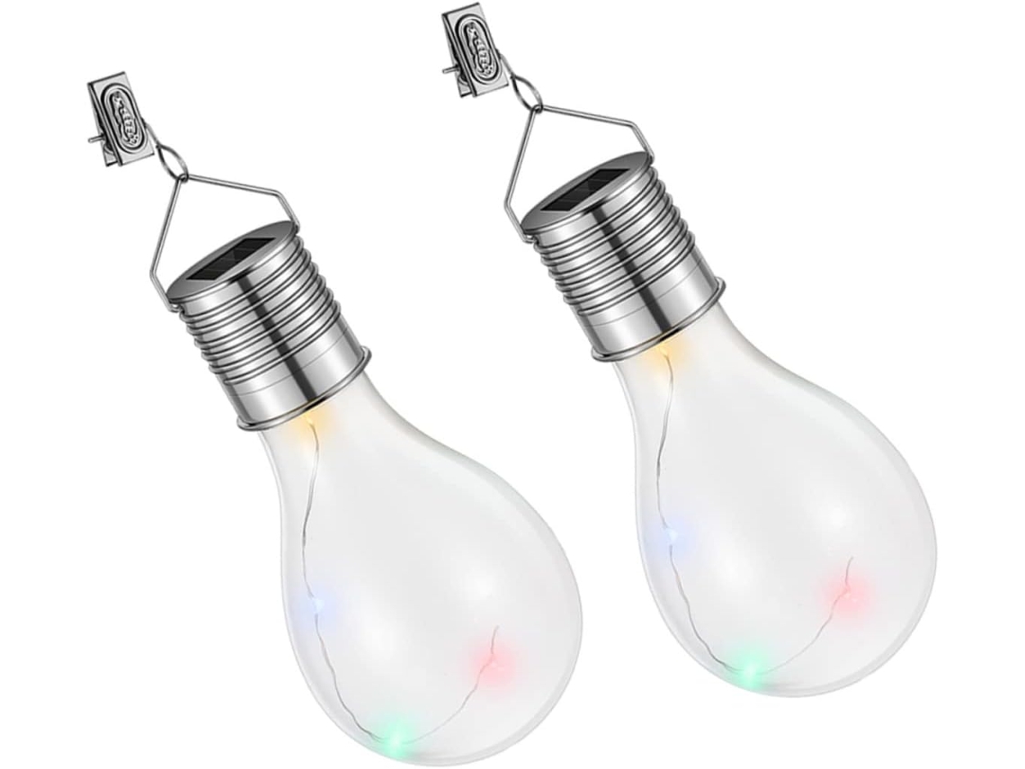 Conjunto 4 Lâmpadas Solares Led Econômicas.