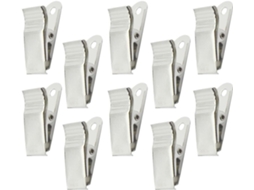 100-Clips Metálicos Reforçados com Mola Crachás de Identificação, Resistente y Duráveis, Na Cor Teadada