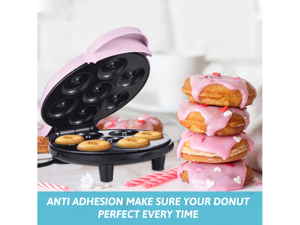 Máquina de Donuts Dash Mini 700w com Aquecimento Duplo Antiaderente para Casa e Comércio | S/MARCA